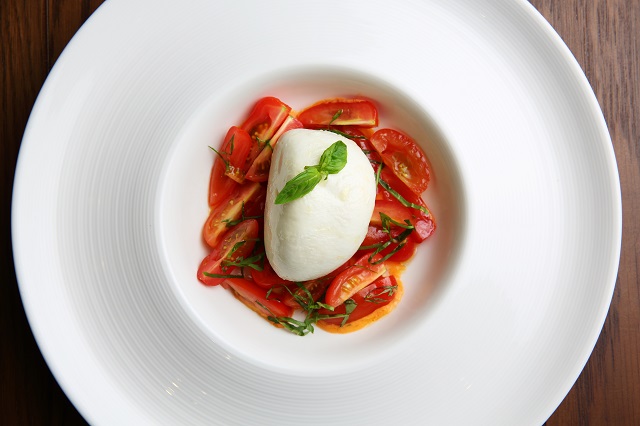 Burrata at Zafferano, Singapore