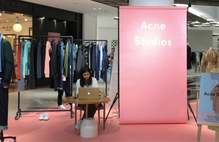 Acne Studios pop-up store