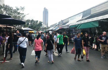 Chatuchak Weekend Market in simpler times. 