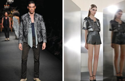 MAN: Tube Gallery printed jacket / WOMAN: Milin wheel base jacket 