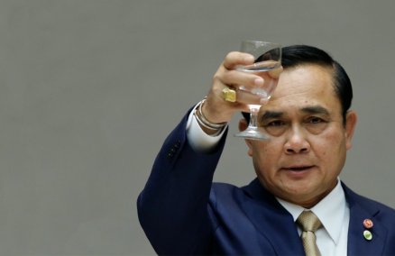 Junta leader and PM Prayuth Chan-o-cha in a December 2015 file photo.