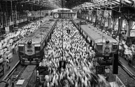 Churchgate Station, Bombay, from the series Migrations, 1995