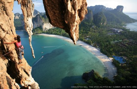 Rock climbing at Railay