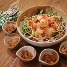 Pomelo shrimp salad with tamarind sauce