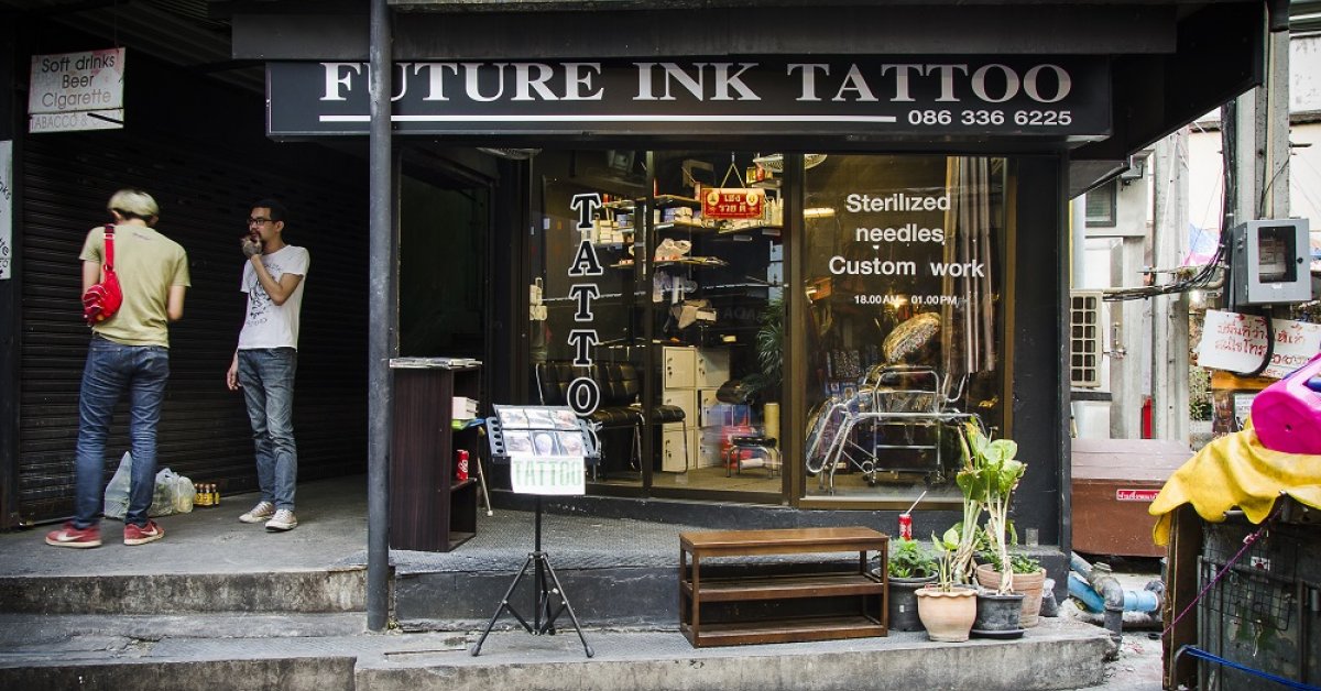 Monster ink Tattoo Thailand Khaosan road