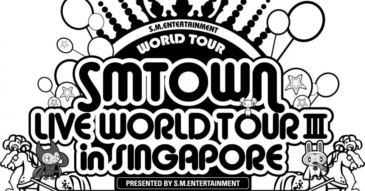 Tour three. SMTOWN logo. SM Town.