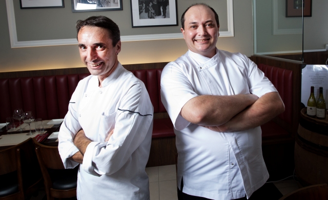 Chef-owners Bertrand Raguin and Philippe Nouzillat 