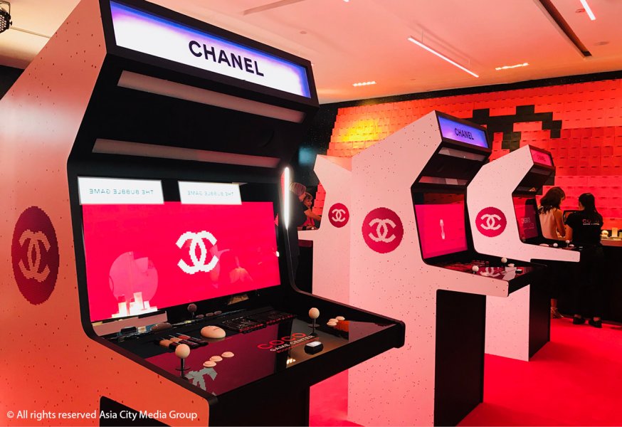 Chanel's Coco Game Center beauty pop-up launch party