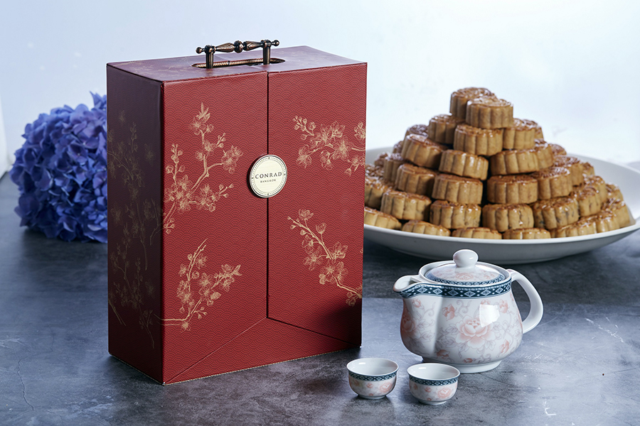 Conrad unveils designer mooncake boxes almost too elegant to open