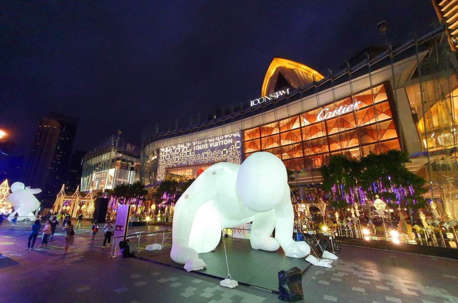 4K] 2020 Christmas lights and decorations Icon Siam shopping